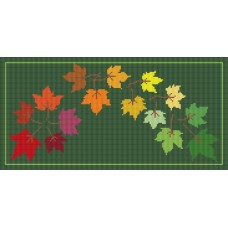 Autumn leaves rug kit