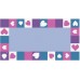 Hearts rug kit