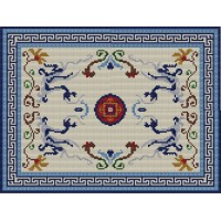 Oriental Dragons latch hook rug kit Oriental Dragons latch hook rug kit